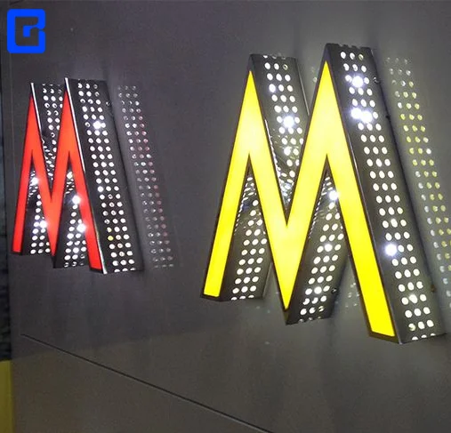 Custom factory 3d letter sign led channel letters alphabet luminous big led letters