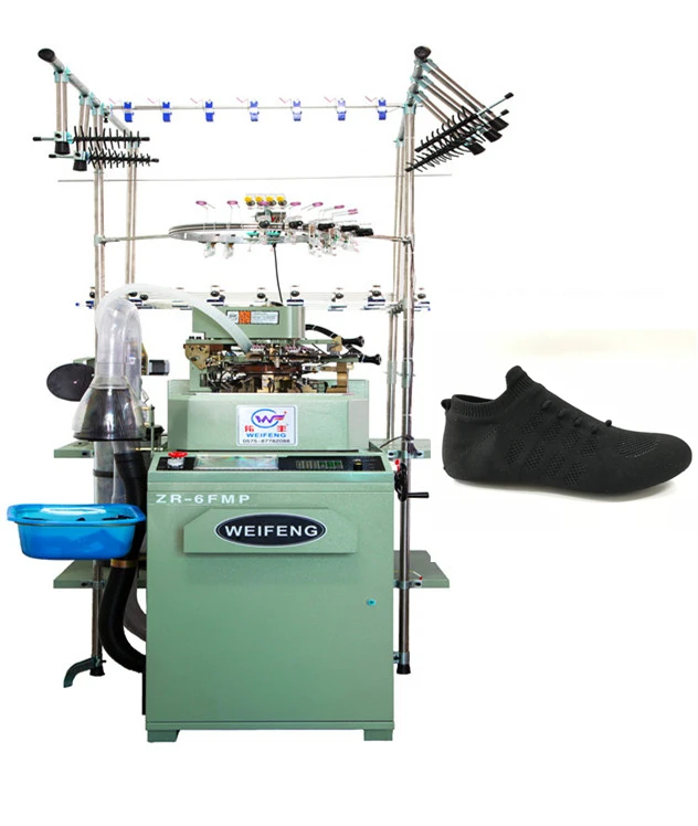 new design fully computerized jacquard shoe upper socks making machine