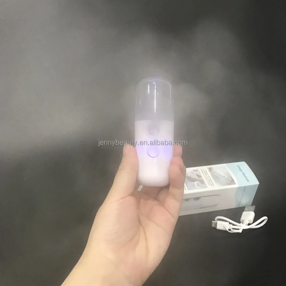 Portable Nano Mist Sprayer Mini 30ml Nano Mister USB Hand Facial Face Body Steamer Moisturizing Skin Care Humidifier