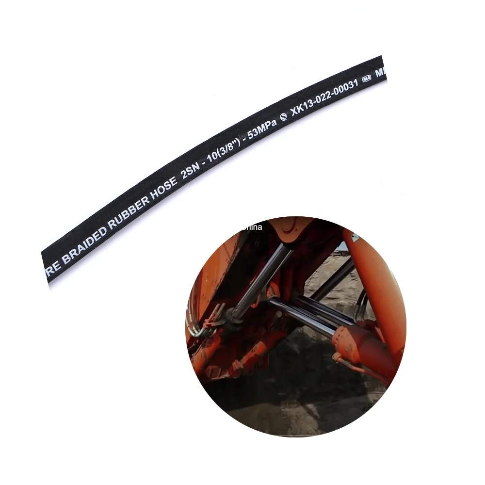 High Pressure Flexible Oil Hose SAE100 r1at r2at Hydraulic Hose