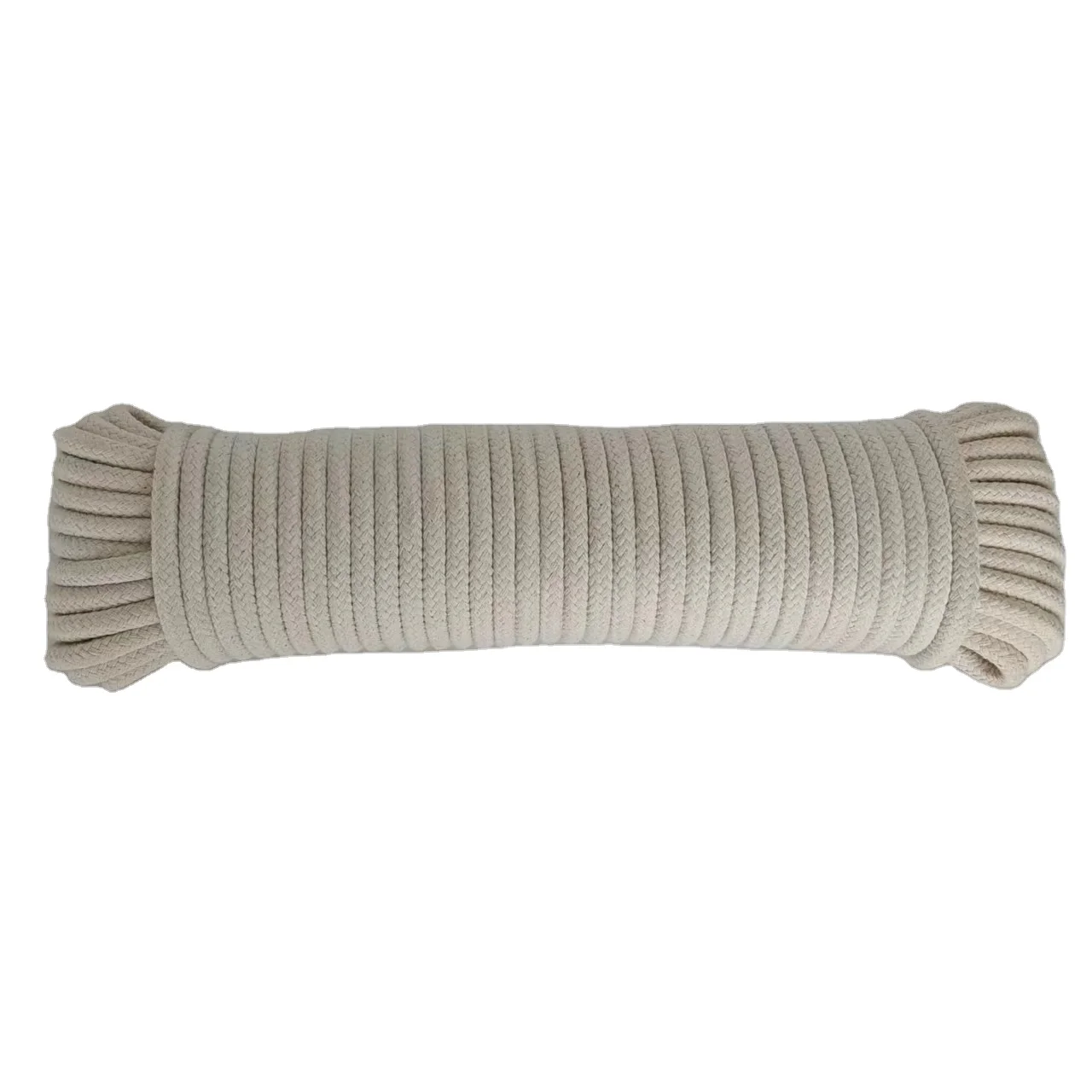 The factory produces 5mm 6mm high quality white high quality cotton rope