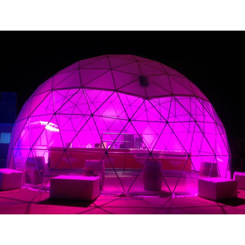 8m Steel Frame Permanent Winter Cold Weather Snow Dome House