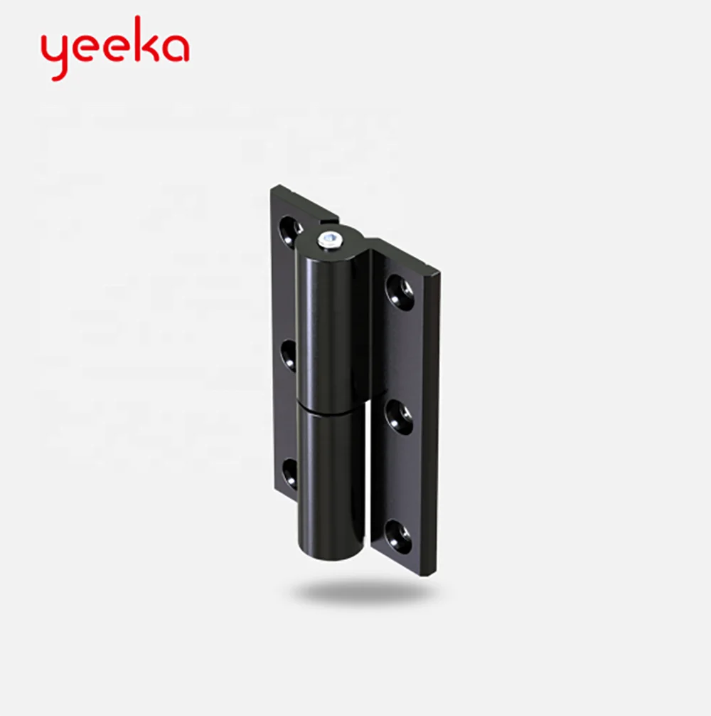 Yeeka 2126-765-XX zinc alloy screw on door hinge with big size ,black powder coated or RAL 7005 generator hinge