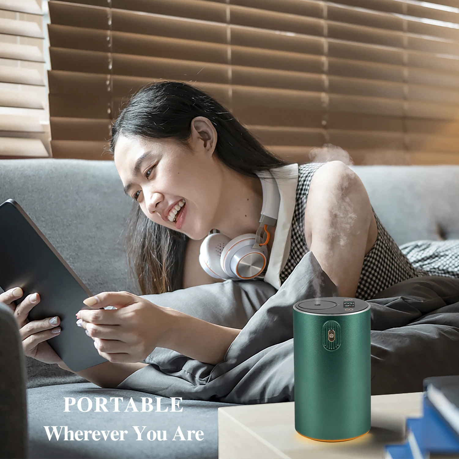 Portable Pocket Mini Usb Rechargeable Car Air Cooler Humidifier Machine Hair Pure Fragrance Ultrasonic Essential Oil Diffuser