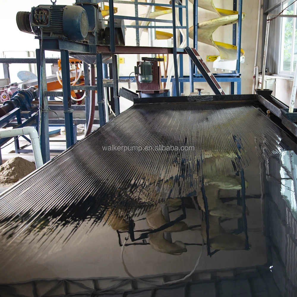 Shaking Table for Heavy Minerals Separator for processing Tin Tungsten Beach Sand