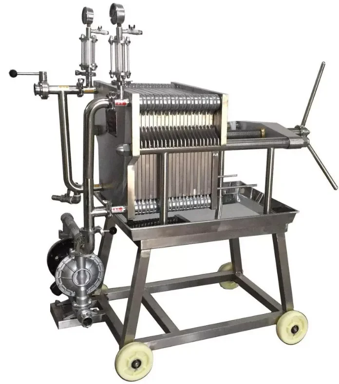 Copra oil  plate frame filterFrame filter machine for rapeseed oil