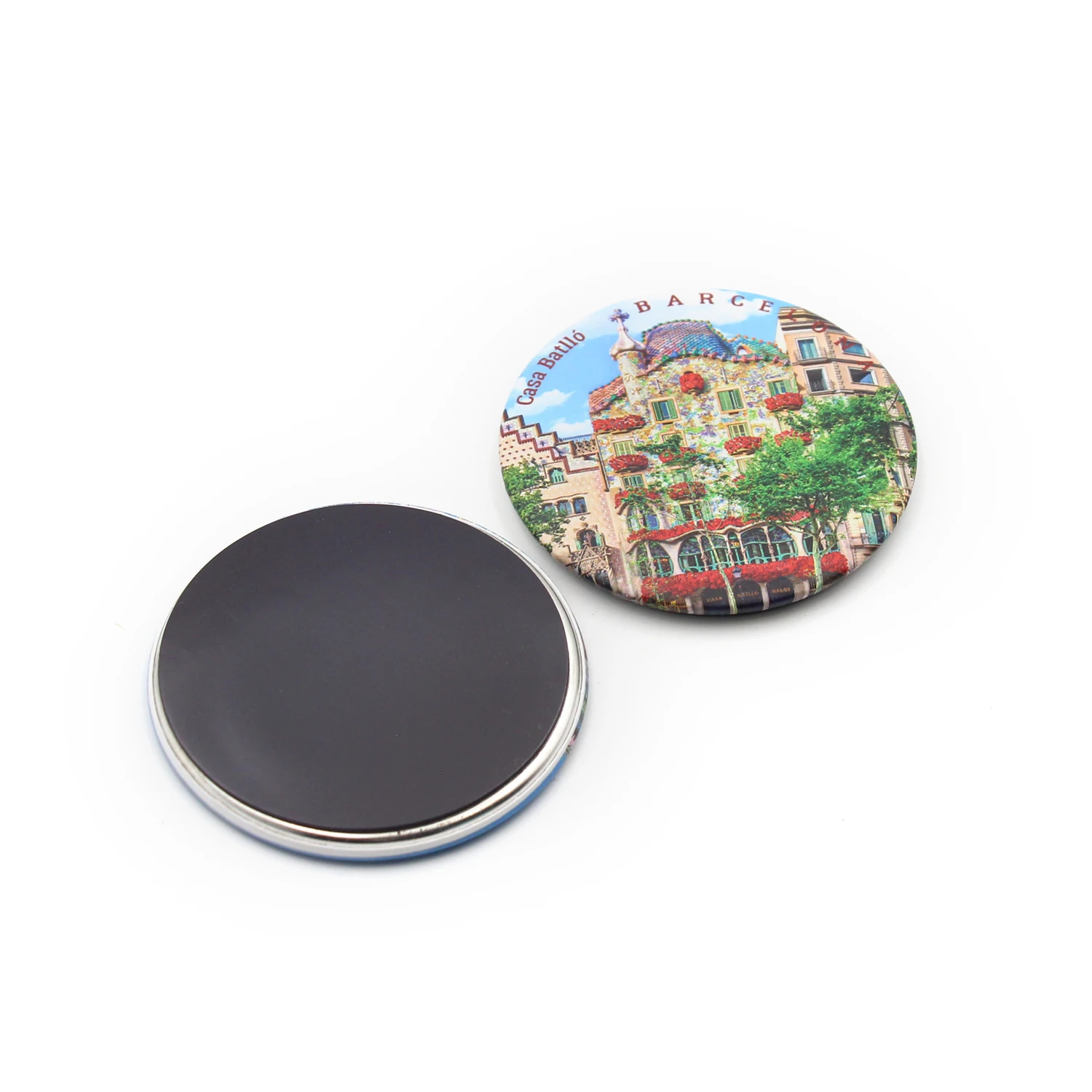 New Arrival Design 63.5 Fridge Magnet Maker Round Souvenir Albania Fridge Magnets