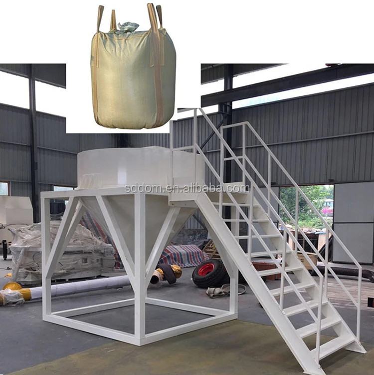 SDDOM Remote Control Bag-breaking Cement Hopper Silo for Opening and Transferring Materials