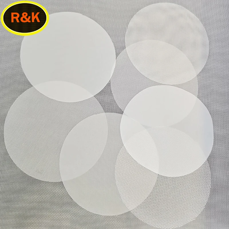 300 400 500 600 1000  micron nylon woven filter mesh round square filter discs