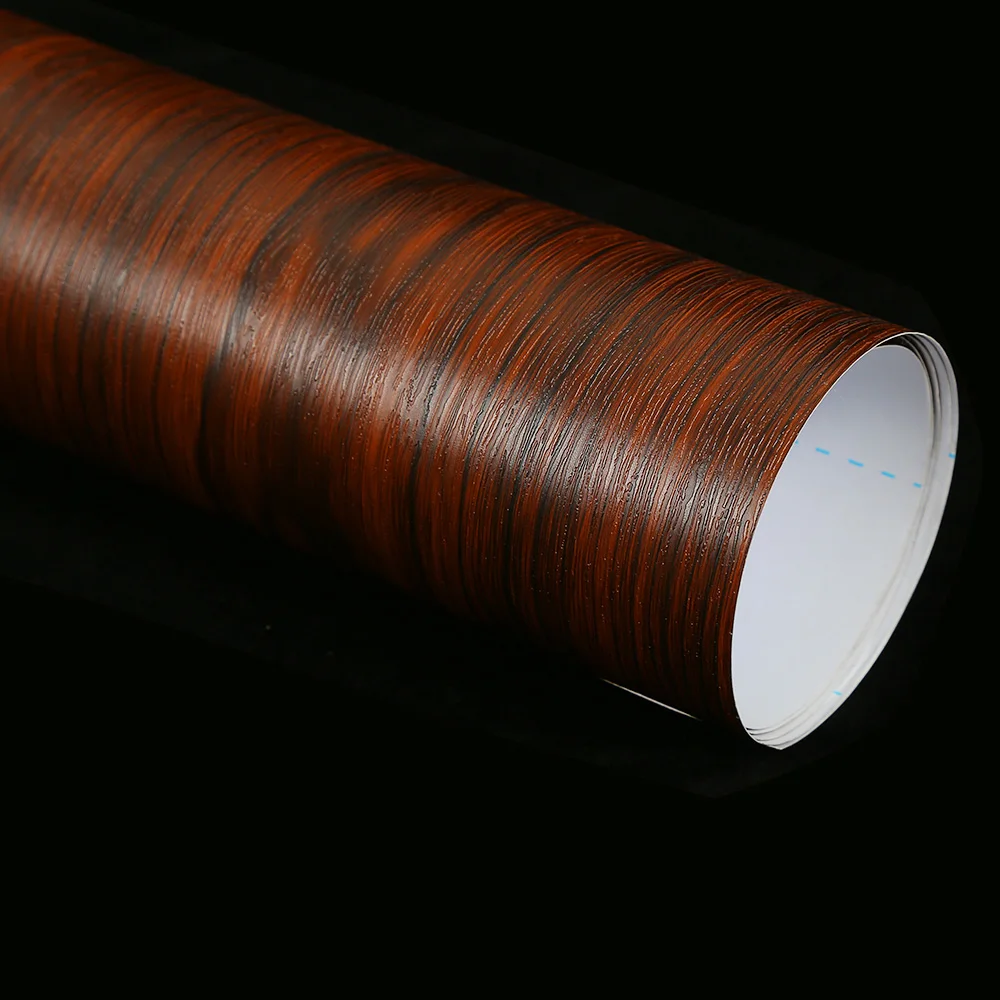 100Micron Floor Film  PVC Plain Wooden Decoration Film Self-Adhesive PVC Vinyl Roll for Floor Decoration
