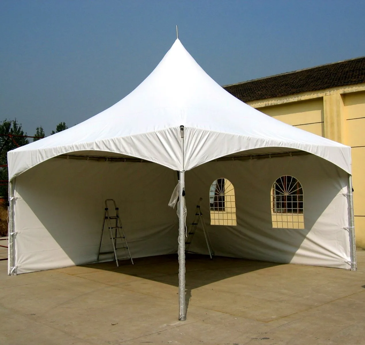 Factory Price White PVC Wedding Tents Used Decoration China Large Frame Tent