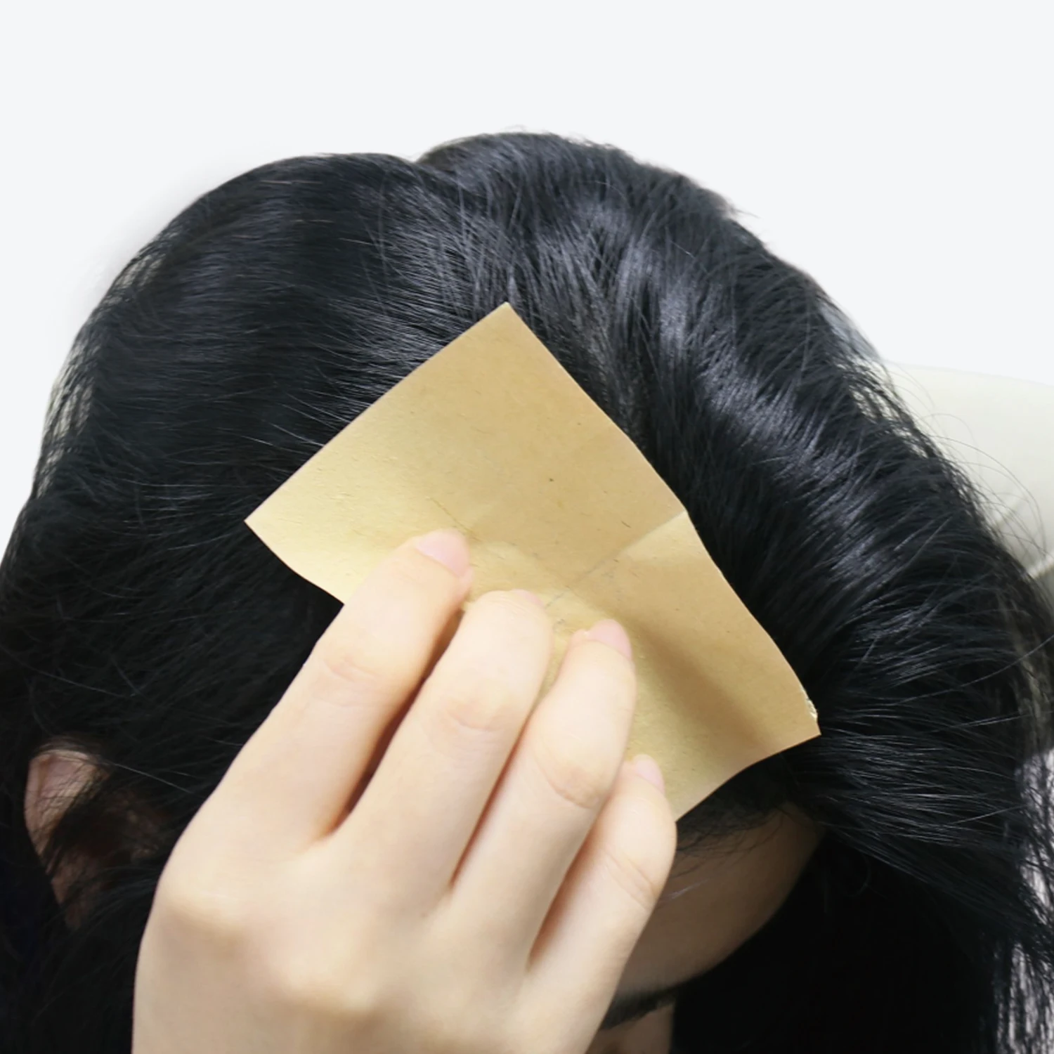 Dry hair paper oil absorbing sheets custom hemp pulp rice powder for hair oil blotting paper