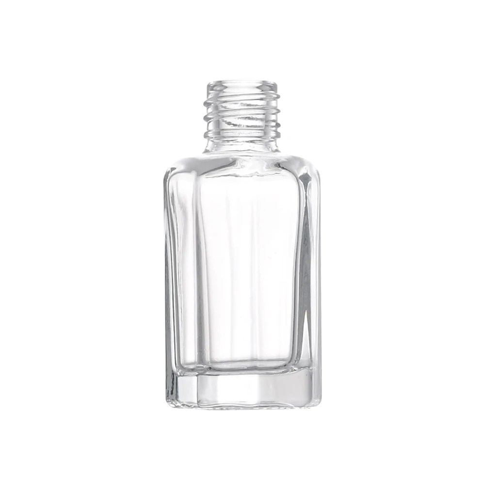 Multi-Volume Octagonal Prism Perfume Bottles with Plastic Lids