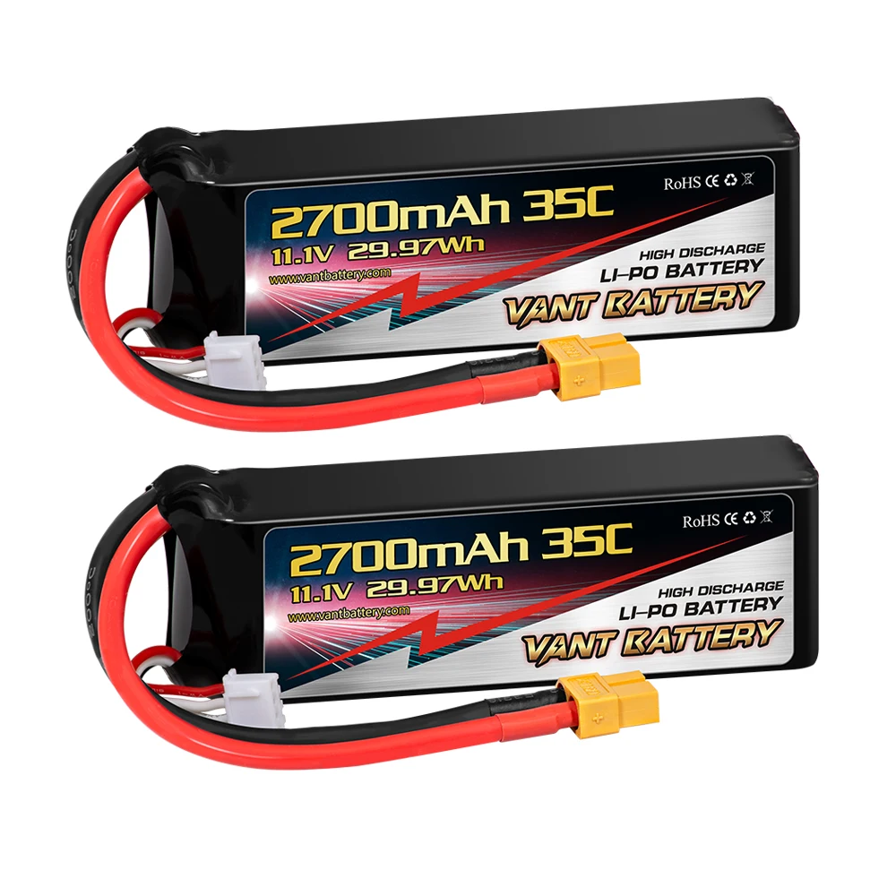 Vant battery 3S Lipo Battery 11.1V 2700mAh 35C  with XT60 Connector for uav ,mini drone