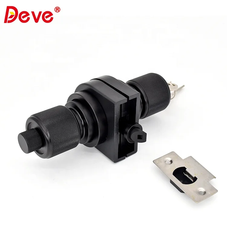 High Quality Aluminum Profile CNC Casting Lever Narrow Framed Sliding Glass Door Lock