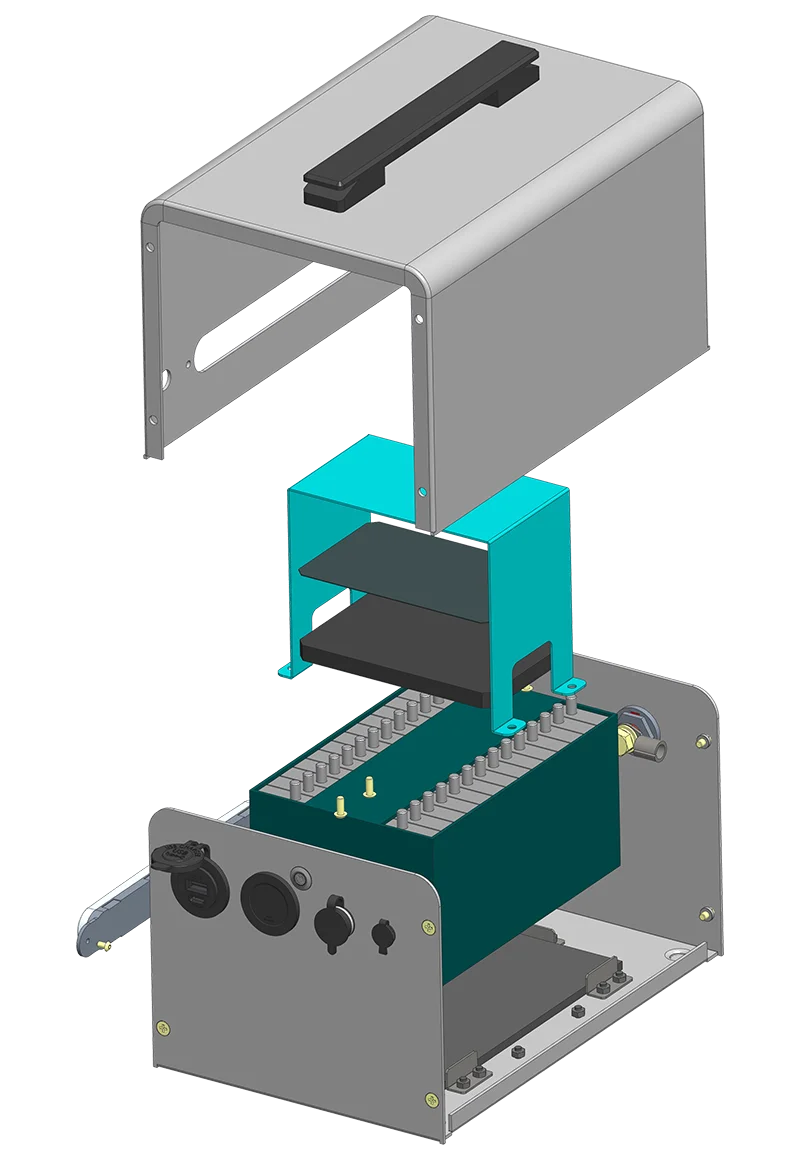 High Capacity 16500mAh 12V/24V Dual Model Portable Power Station Emergency Jump Start Starter Battery Car Truck Boats Outdoor