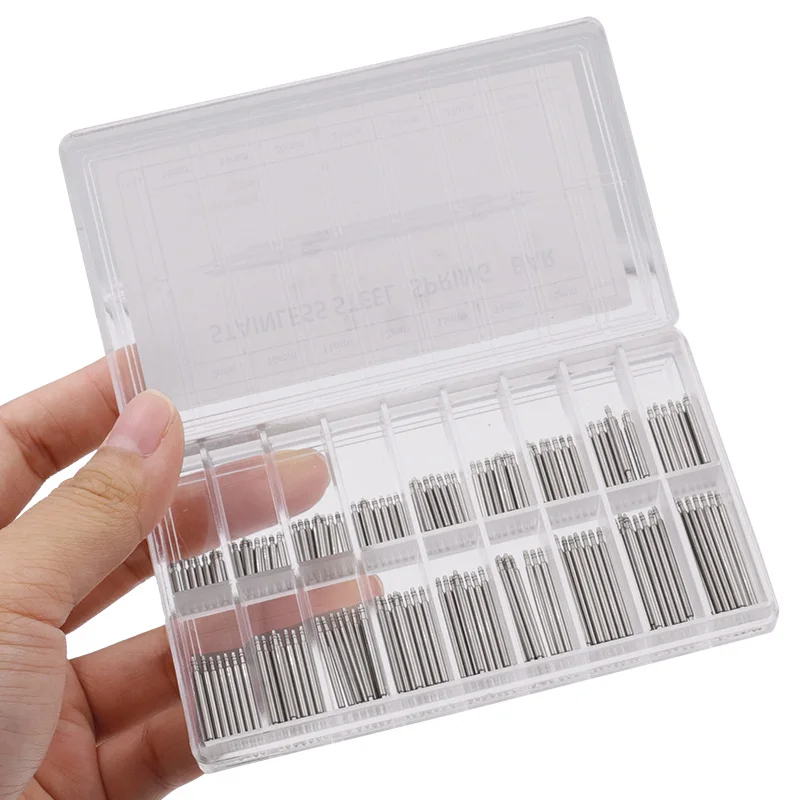 8mm-25mm Stainless Steel Watch Spring Bar Watch Strap Spring Pin Bracelet Repair Tool Watch Band Link Pin Watchband Accessories