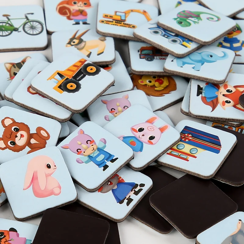 2023 New Interactive Desktop Game Kids Puzzle Logic Thinking Training Magnetic Board Sensory Features PC Material Supplied Bag