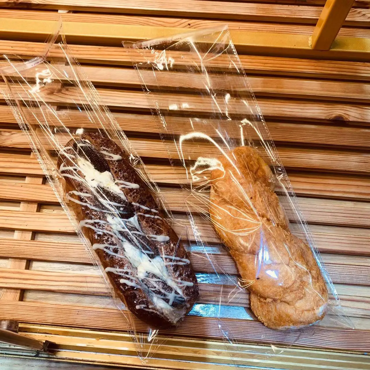 Custom Sizes Plastic Bread Loaf Bag Food Cellophane Packaging Storage Bakery Toast Sandwich Bread Packaging Bag