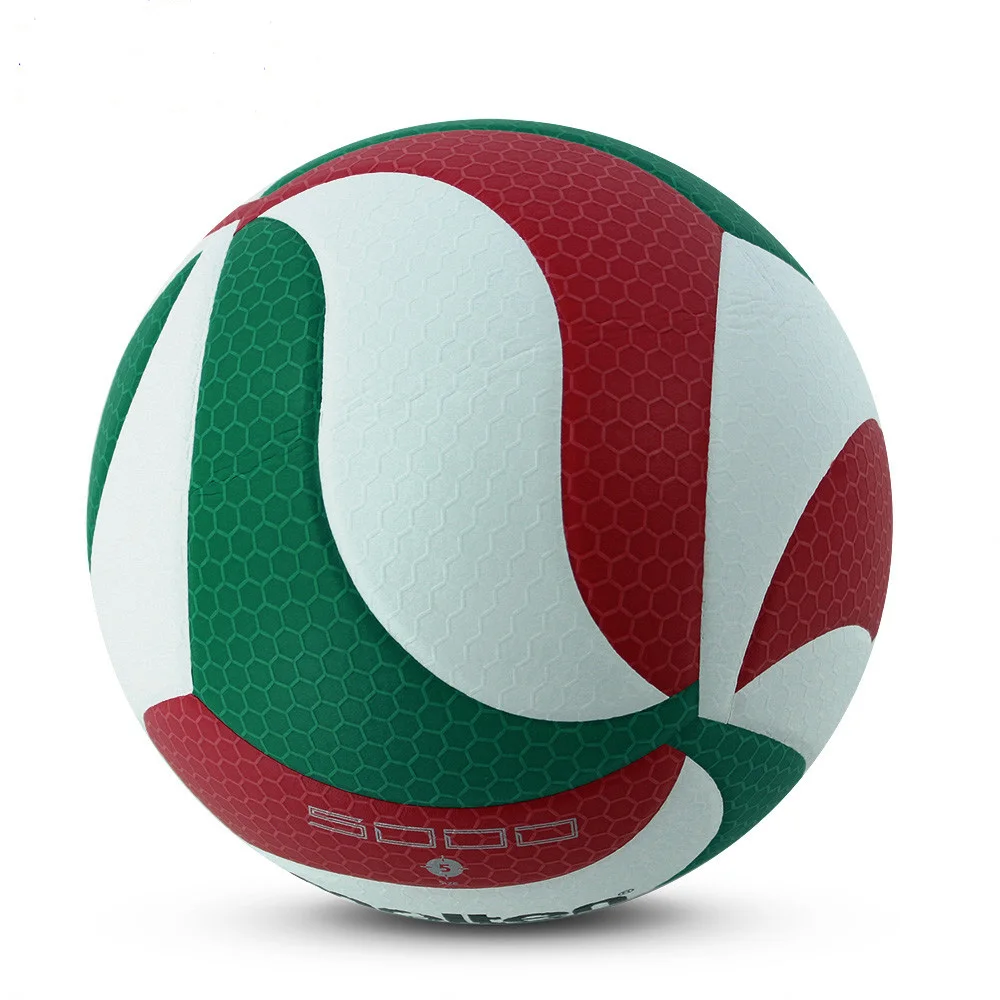 Pelota de voleibol leather ball official size 5 soft pu volleyball for training or match laminated volleyball