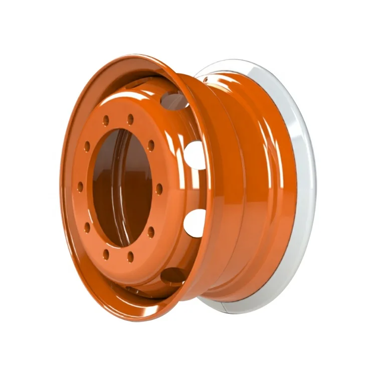 Universal 22.5X13.00 trailer parts steel wheels rims with Tyre 1200R20