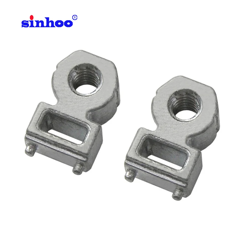 Right Angle Nut Carbon Steel Zinc Plated Fasteners For Sheet Metal PCB SMT Right Angle Fasteners