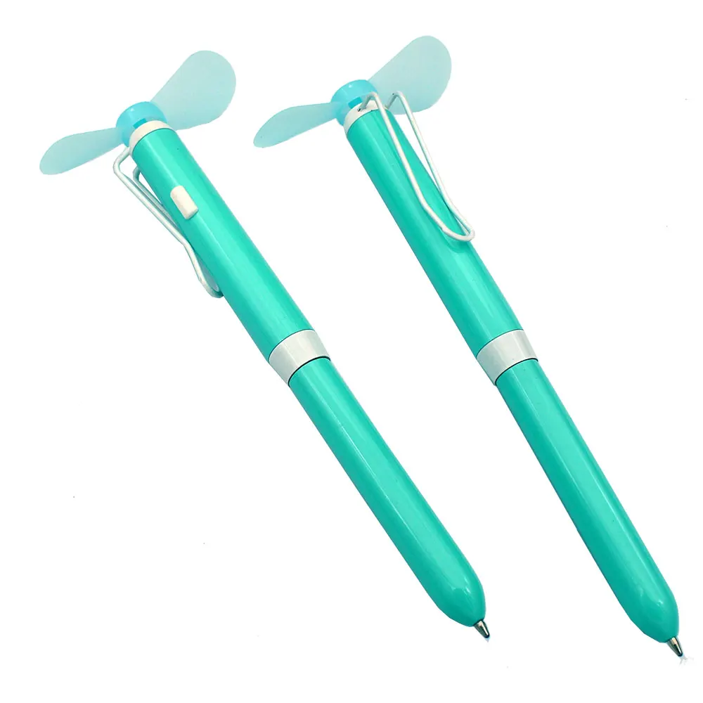 Factory Wholesale High Quality Mini Ballpoint Pens Small Battery Operated Mini Fan for Student Gifts and Promotional Use