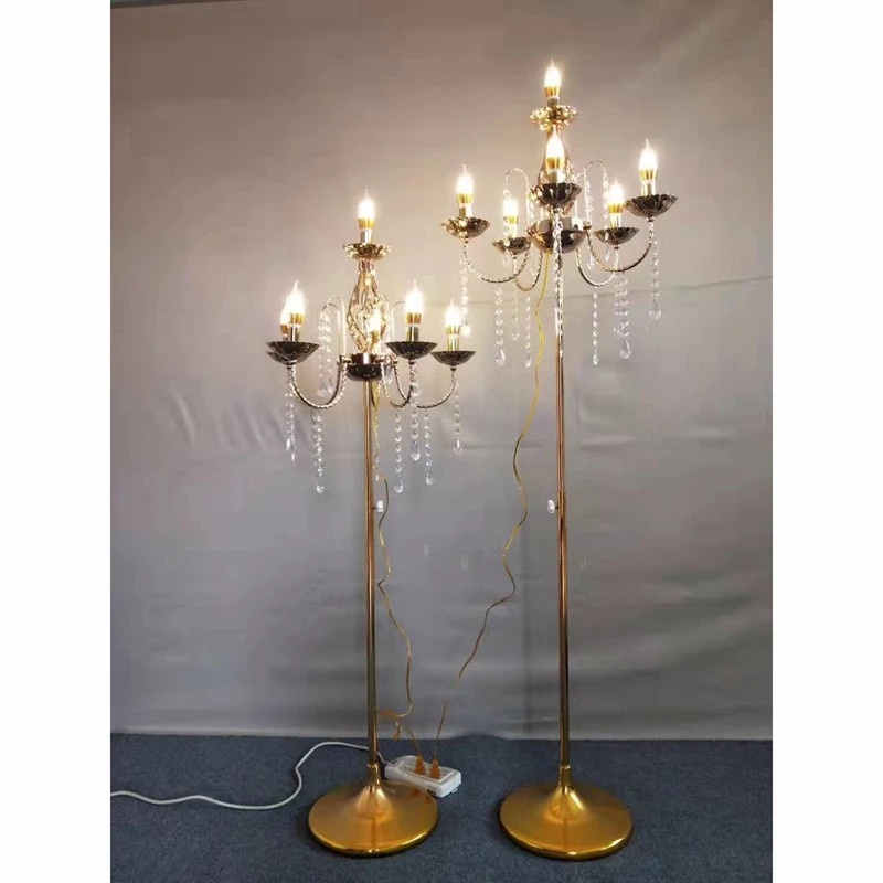 LDJ1131-4 Elegant wedding event gold walkway road lead LED lights