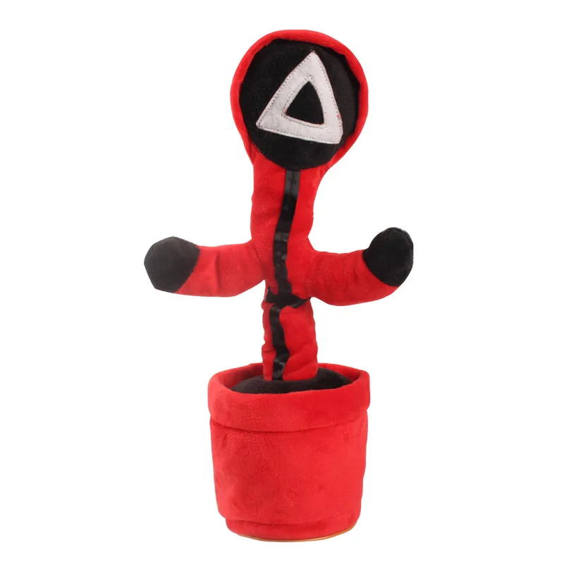 hot sale dancing cactus plush toys dancing squid game decoration