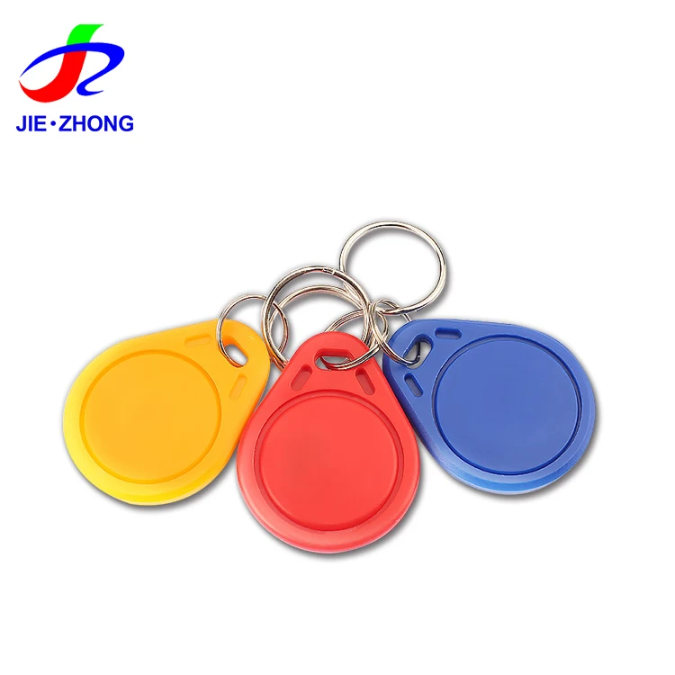 Custom Logo Rewritable 13.56mhz NFC Tag Keychain RFID Key Fob For Access Control