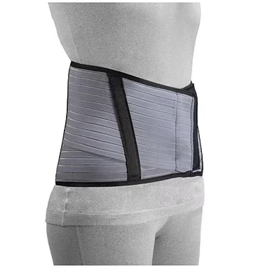 Wholesale Grey Lumbar Brace Lower Back Support Belt Multi-size Sacroiliac Brace Belt With Hook and Loop