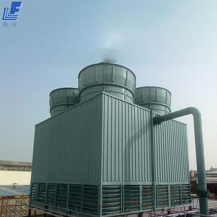 Square Counter Flow  Multifan Super Low Noise Fan Cool Water Towers For Farming