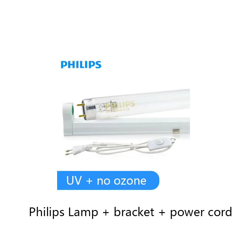 UVC supplier TUV 8W  254nm T5 for water and air disinfection sets of 8w with bracket and line uvc light.
