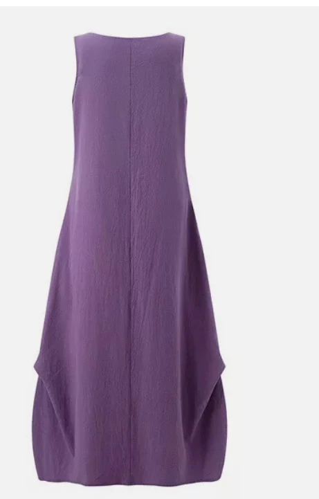 New Arrivals Design Linen Nightgown Night Dress For Fat Ladies Nightdress Flax Summer Linen Dress