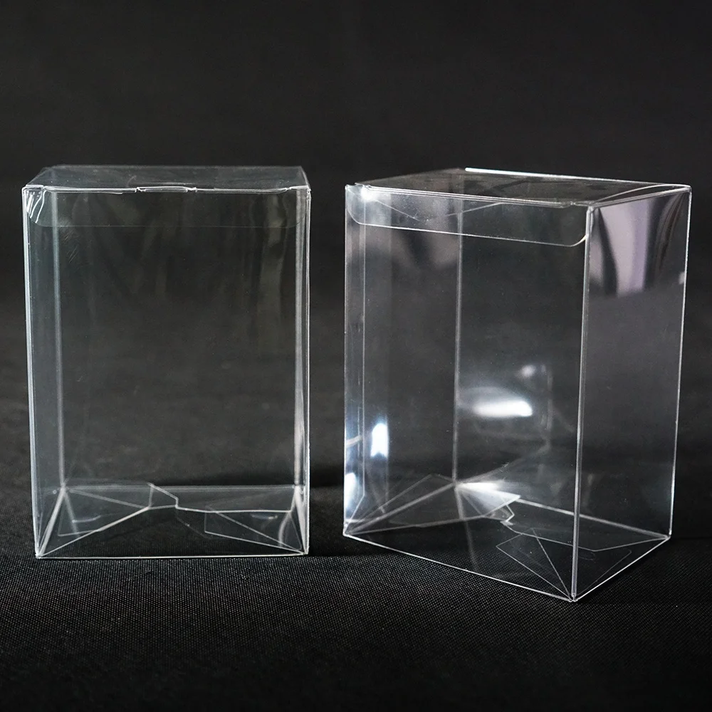 Wholesale Custom 6 inches  Auto-bottom Clear Transparent Acid free Vinyl for  funko pop protector .5mm