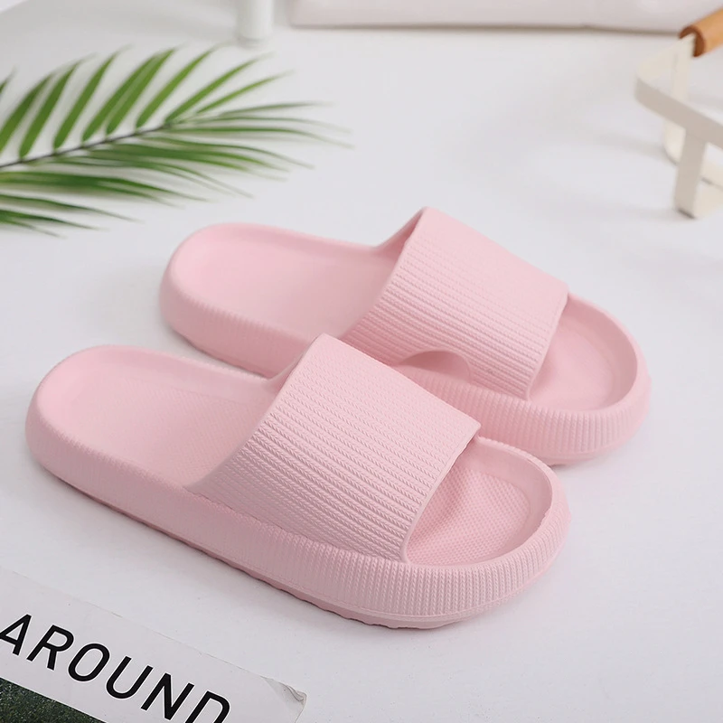 Ladies Shoes and Sandals Trending Style 2024 House Slipper Eva Upper Clogs Japanese Platform Massage Pad Navy Blue Walking Shoes