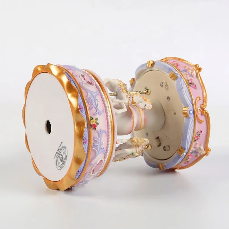 Popular Carousel With A Light Effect And Music