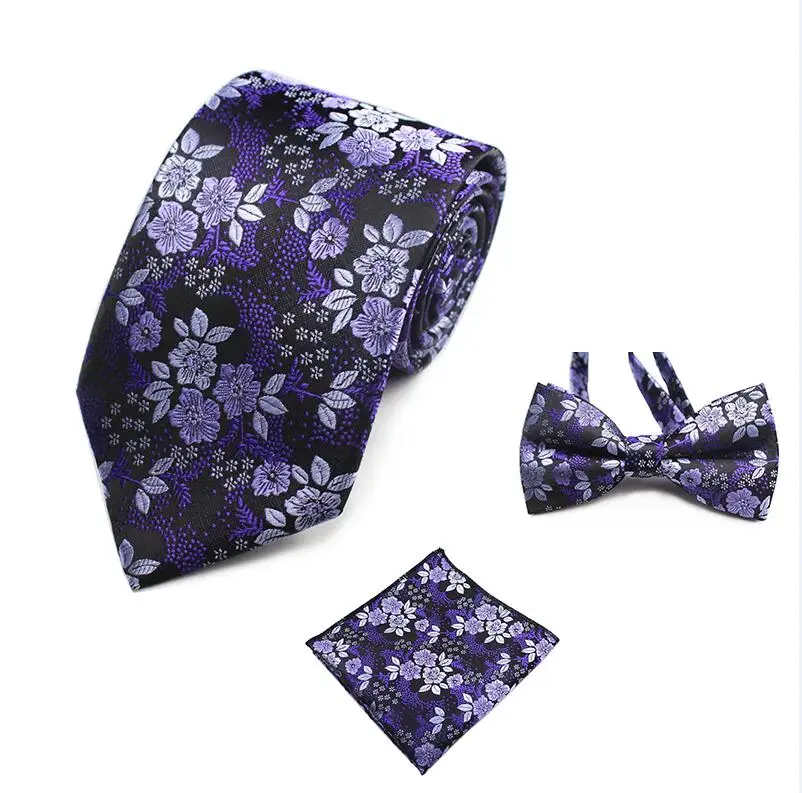 
 Набор цветных мужских галстуков, жаккардовый Плетеный квадратный Карманный галстук-бабочка, винтажный синий костюм для жениха, деловой, свадебный костюм  