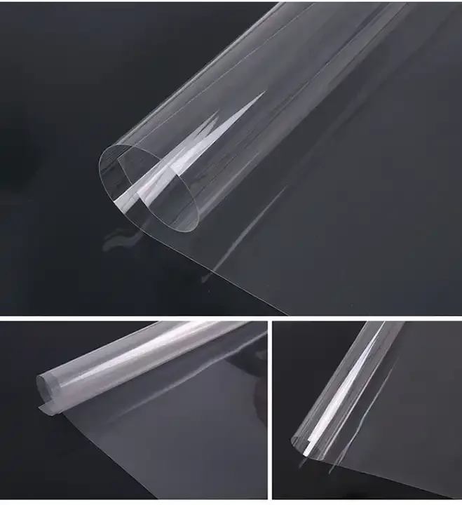 2mil 4mil 8mil 12mil PET Safety Window Film Transparent Explosion Proof Anti Scratch Protective Glossy window film