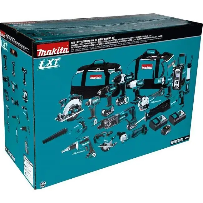 QUALITY NEW Makita 18V Tools Set Lithium-Ion 15Pcs-30Pcs Power Tools Cordless Drill Makita 18v combo kit Makita Tool set