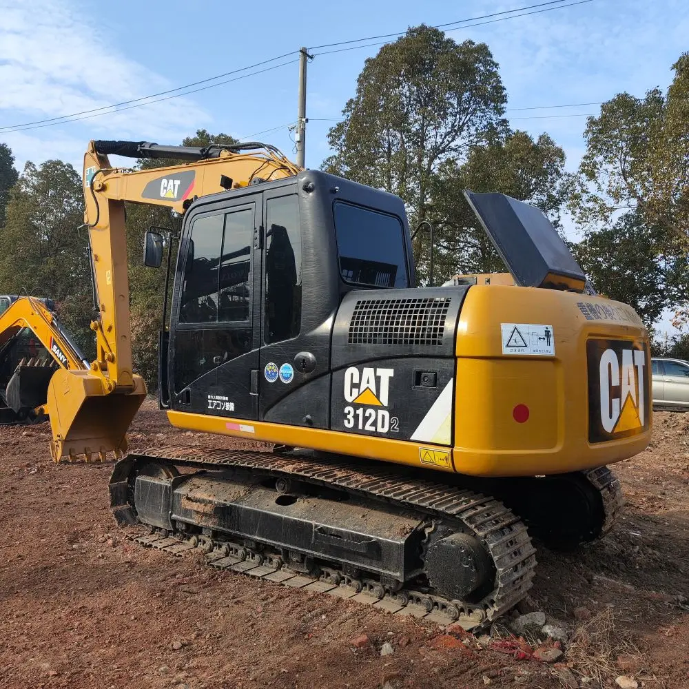 Экскаватор высокого качества б/у CAT312D2GC оригинальная строительная техника инвентаризация года почти за время работы