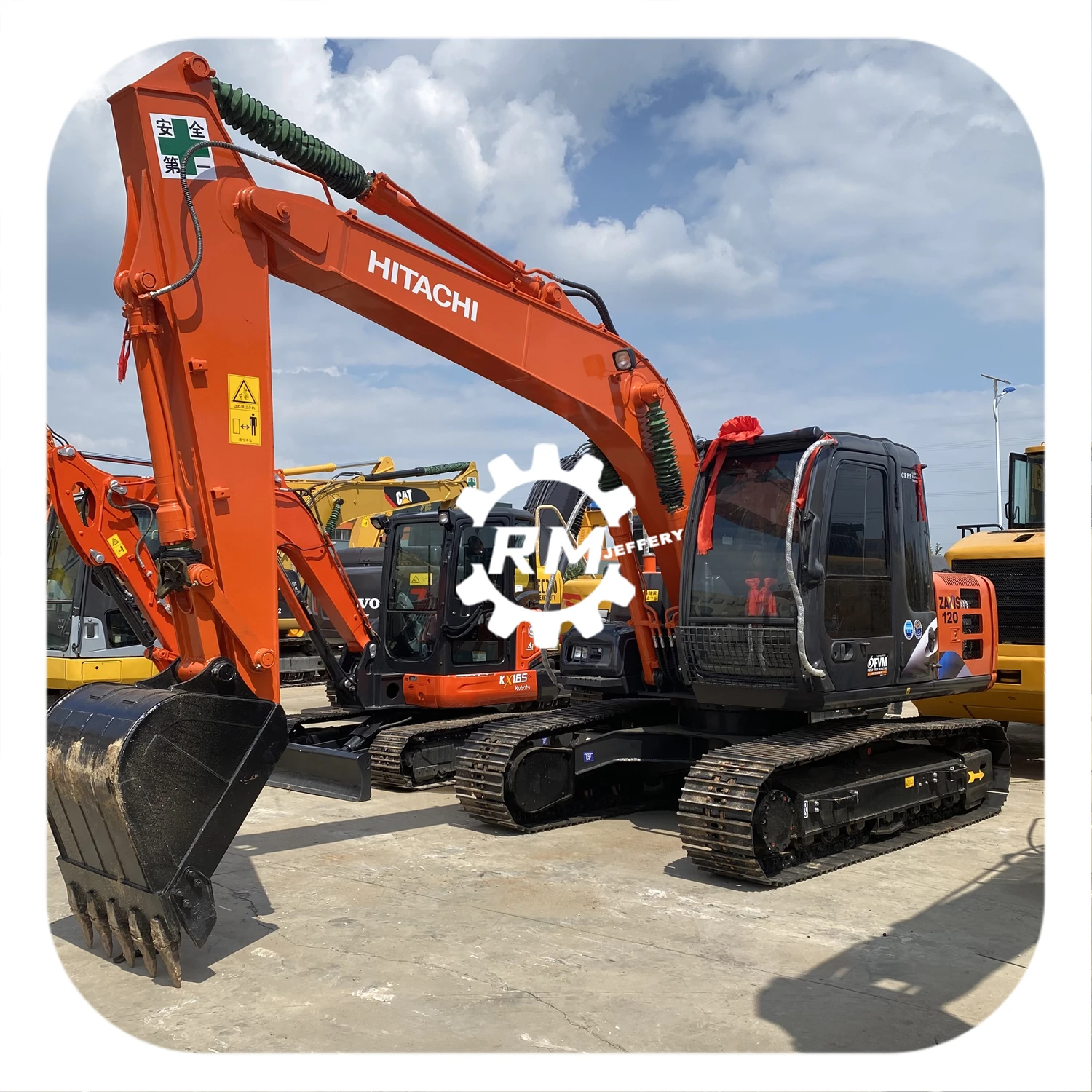 Экскаватор HITACHI ex120 с хорошей производительностью подержанная строительная машина zx120 zx130 высокой мощностью экскаватора