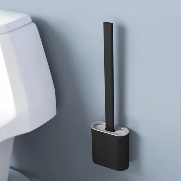 Durable Silicone For Bathroom Cleaning Silicone Toilet Brush Tpr Toliet Brush Silicone Toilet Brush With Holder on sale