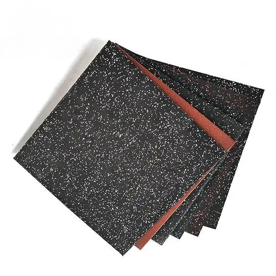 Outdoor Sports Rubber Flooring Rolls Tiles Color Rubber Mat With EPDM Granules FN-NL-24062501