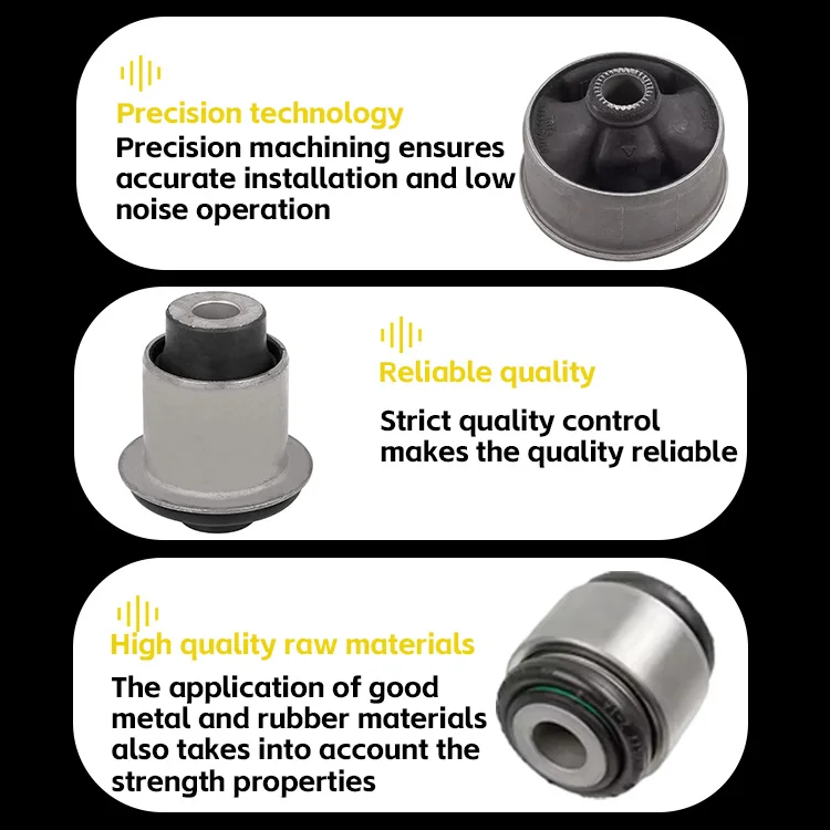 High quality hot sale good price factory auto parts suspension system front rear control arm bushing kit for DAIHATSU Terios