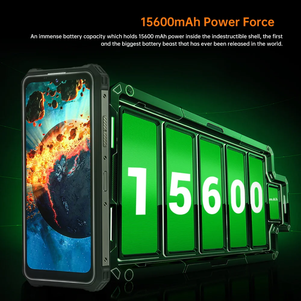 Последняя прочный Смартфон Oukitel WP15 5G мобильный телефон с функцией 8 Гб оперативной памяти 128 ГБ ROM 6 51