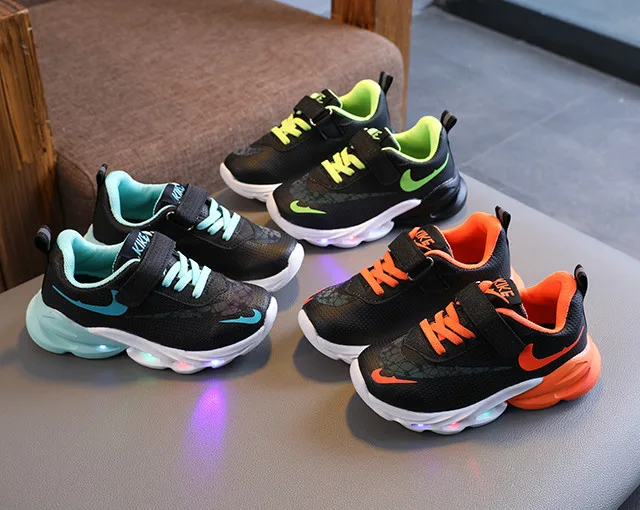 Kids footwear led light toddler baby girl shoes boys zapatos infant baby booties children baby casual shoes 2021