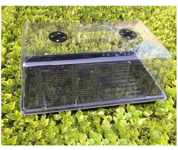 Germination Kit  Sturdy Drip Tray 72 Cell Seedling Tray for Indoor Gardening, Seed Starting Cloning Plants
