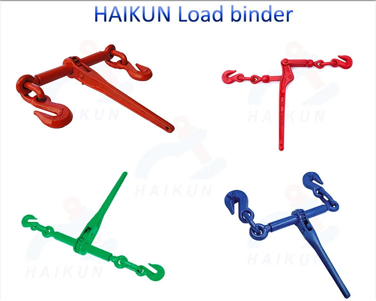 Haikun heavy duty ratchet load binder / tie down hardware / chain ratchet load binder