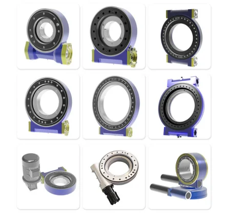HEAVY DUTY slew drive radial or axial loads  Single Double worm Hydraulic motors